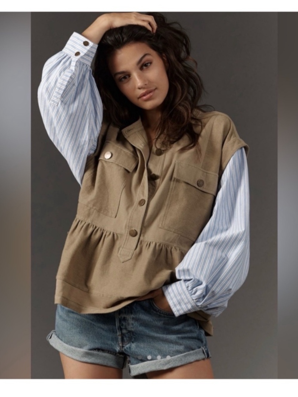 Pilcro Babydoll Shacket